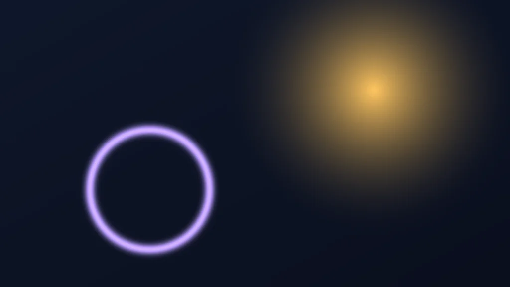 Glowing compass and a telescope pointing towards a bright star