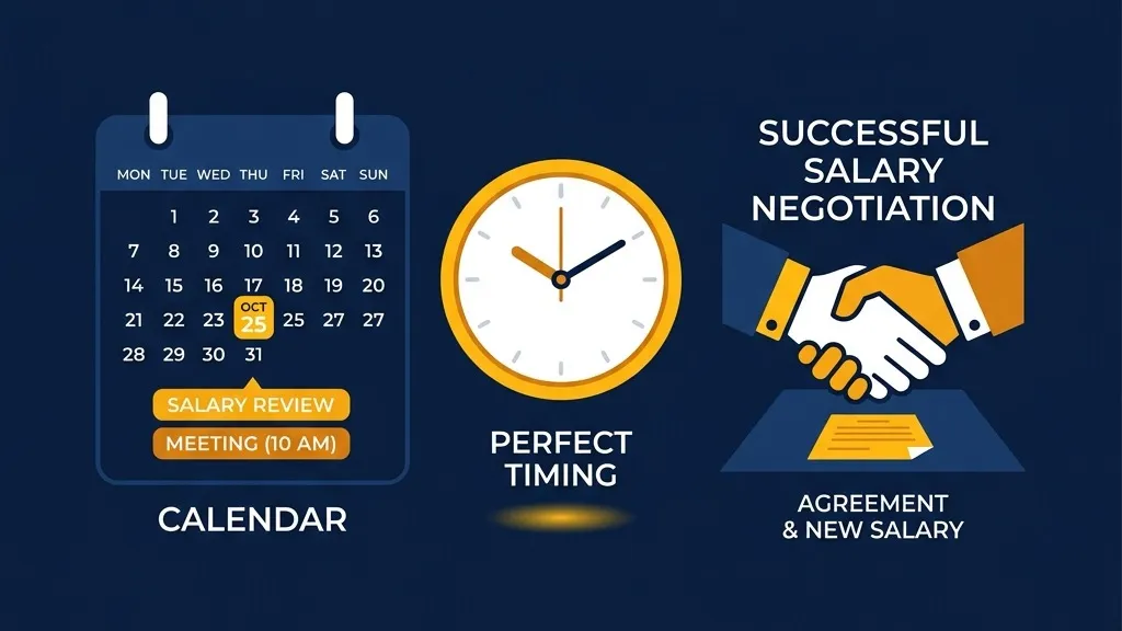 Calendar and clock showing the perfect timing for a meeting